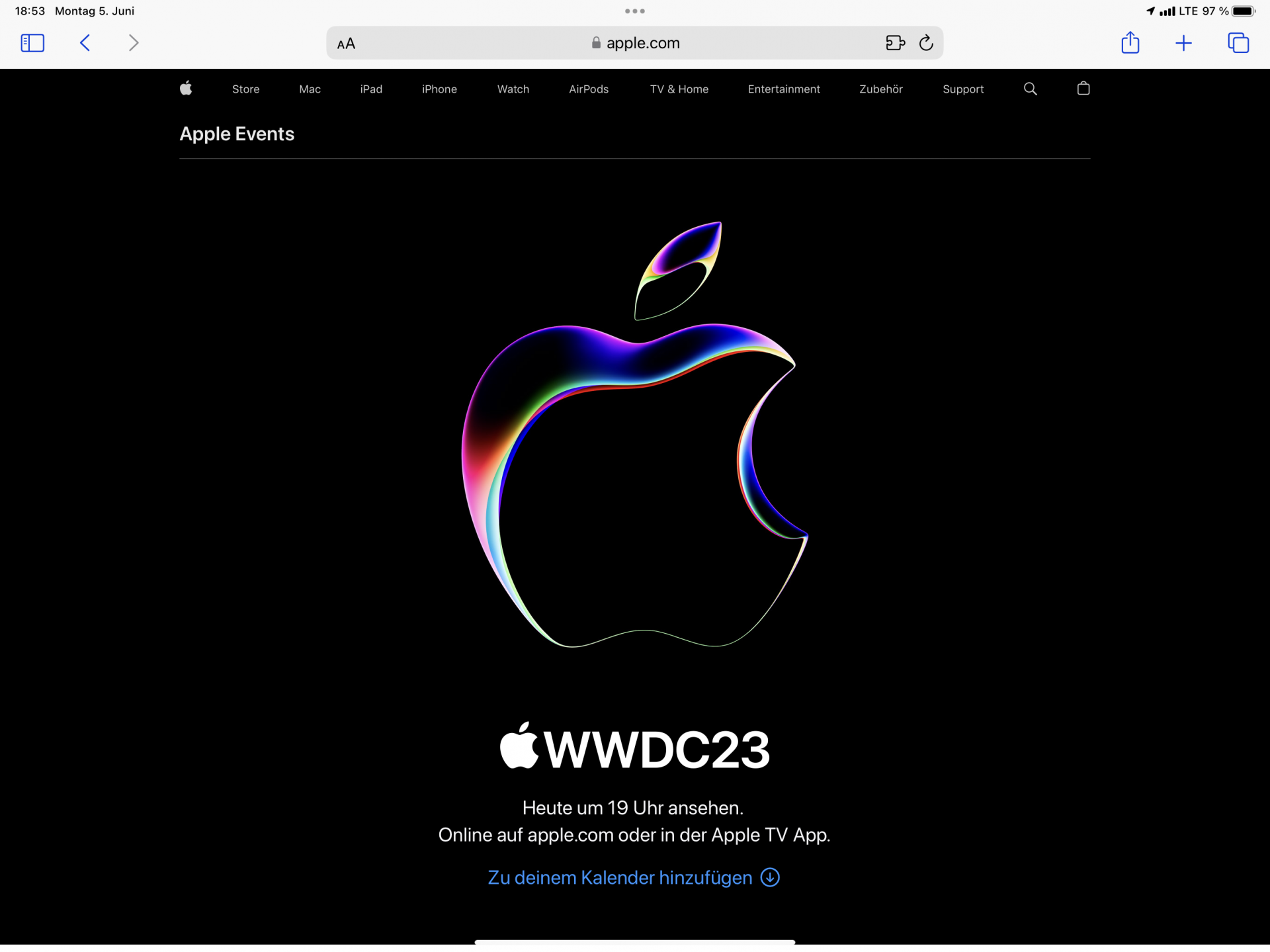 Apple WWDC 2023