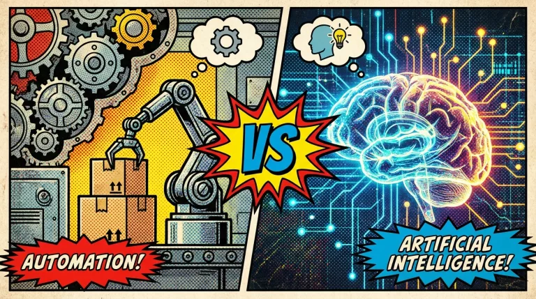 Automatisierung vs. KI: Wo liegt der Unterschied?
