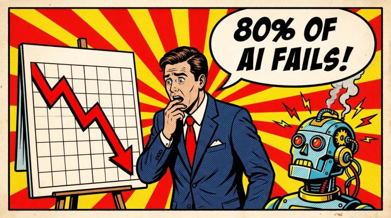 KI-ROI im Mittelstand: Warum 80 Prozent der Projekte scheitern