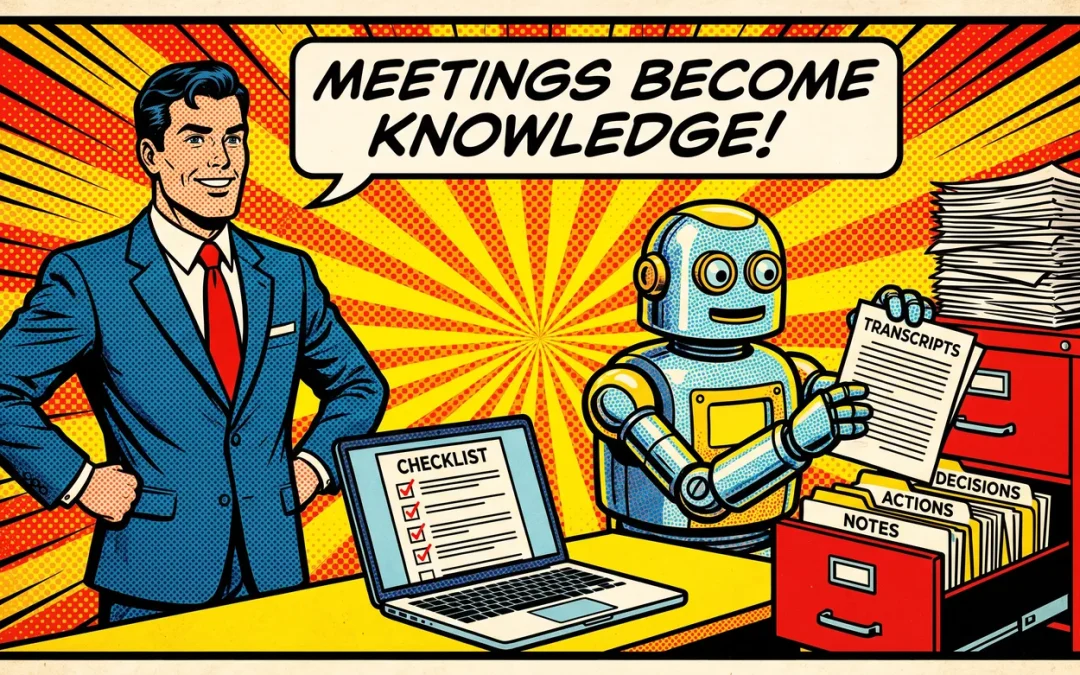 Meeting-Agent: Wie machen Sie aus Ihren Meetings dauerhaftes Wissen?